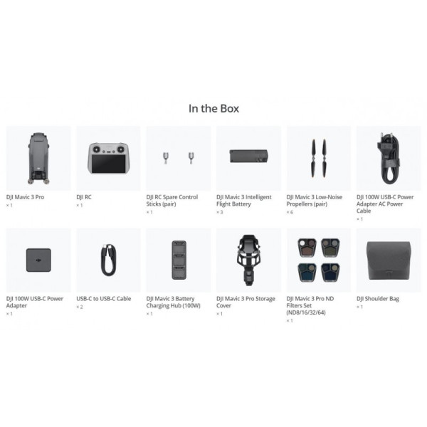 DJI MAVIC 3 PRO FLY MORE COMBO ( DJI RC)