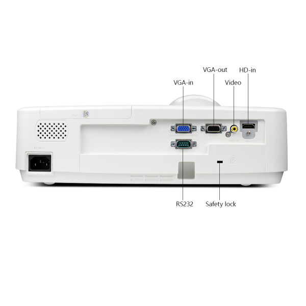 Проектор Byintek C600LST LCD, 3300Lm, 1024x768, 0.46:1