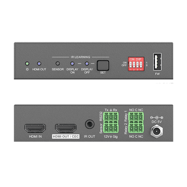Контроллер реле и СЕС PT-C-HDCEC 4K 18GBPS HDMI Контроллер реле и СЕС PT-C-HDCEC 4K 18GBPS HDMI