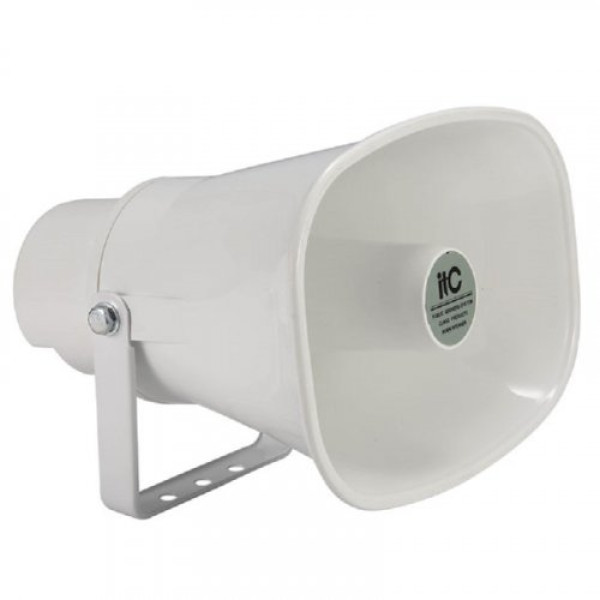 Рупорний всепогодний гучномовець 7.5W-15W, 100V, IP66, ABS T-720B Рупорний всепогодний гучномовець 7.5W-15W, 100V, IP66, ABS T-720B