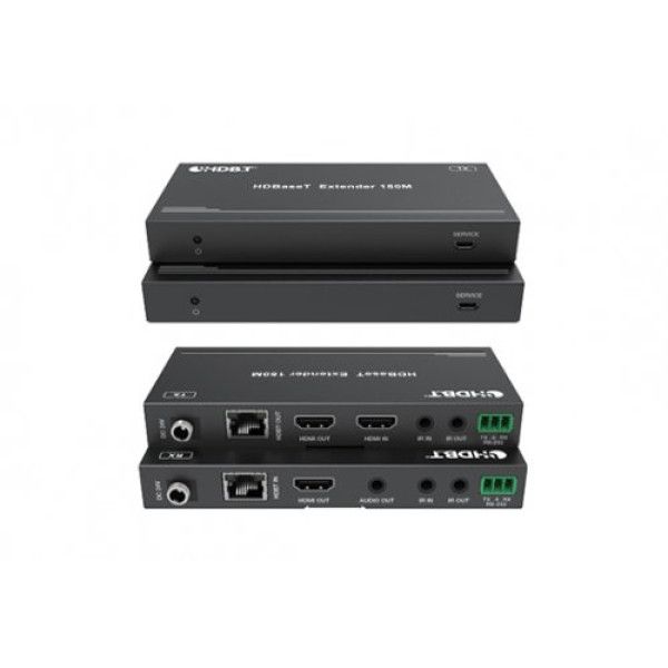 Комплект для передачі HDMI по HDBaseT 150m/1080p, 120m/4K 60Hz 18.0Gbps E150CG