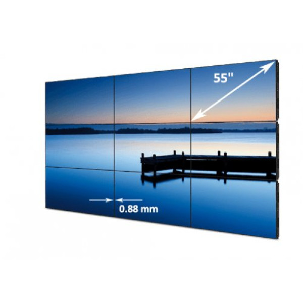 LCD дисплей 55", 0,88mm, 700 cd/m²