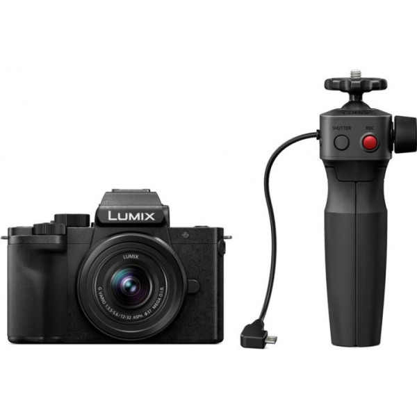 Цифр. фотокамера Panasonic DC-G100 Kit 12-32mm Black+рукоятка штатив