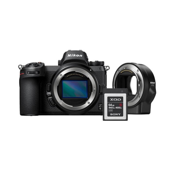 Цифр. Фотокамера Nikon Z 6 + FTZ Adapter +64Gb XQD Kit