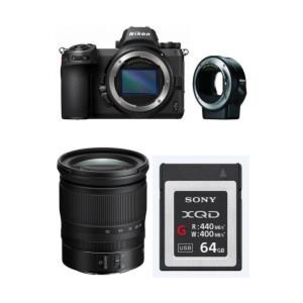 Цифр. фотокамера Nikon Z 7 + 24-70mm f4 + FTZ Adapter +64Gb XQD Kit