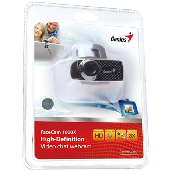 Веб-камера Genius FaceCam 1000X HD,Black Веб-камера Genius FaceCam 1000X HD,Black