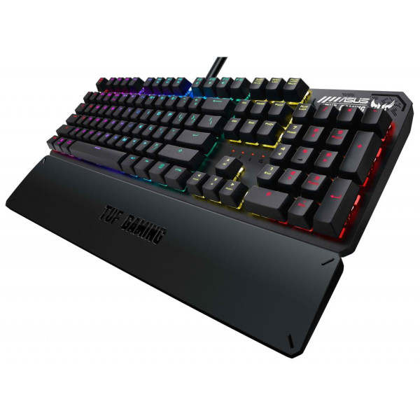 Клавіатура ASUS TUF Gaming K3 Kailh Red Switches USB Black (90MP01Q0-BKRA00) Клавіатура ASUS TUF Gaming K3 Kailh Red Switches USB Black (90MP01Q0-BKRA00)