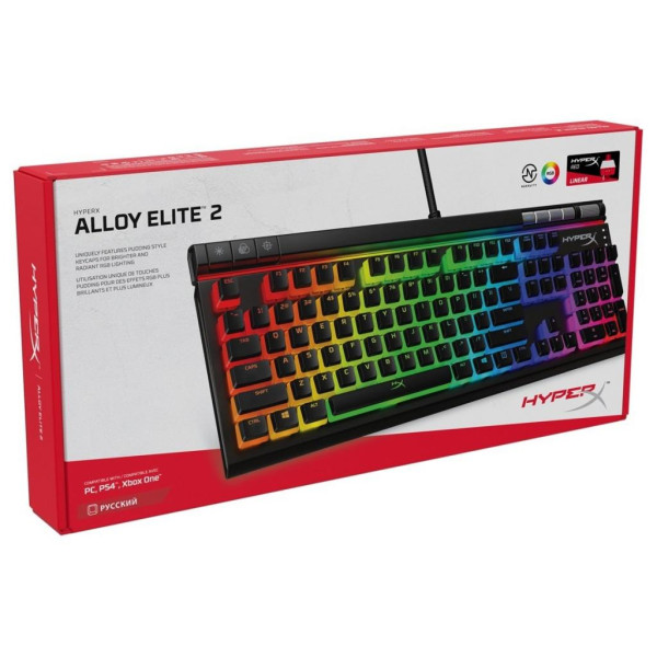 Клавіатура HyperX Alloy Elite 2 (HKBE2X-1X-RU/G) Клавіатура HyperX Alloy Elite 2 (HKBE2X-1X-RU/G)