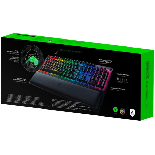 Клавіатура Razer BlackWidow V3 PRO Razer Green Wireless (RZ03-03530800-R3R1) Клавіатура Razer BlackWidow V3 PRO Razer Green Wireless (RZ03-03530800-R3R1)