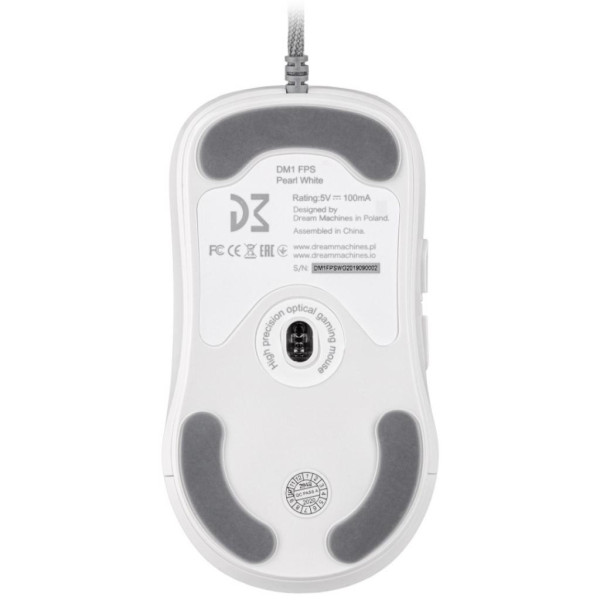 Мишка Dream Machines DM1 FPS USB Pearl White (DM1FPS_WHITEGLOSSY) Мишка Dream Machines DM1 FPS USB Pearl White (DM1FPS_WHITEGLOSSY)