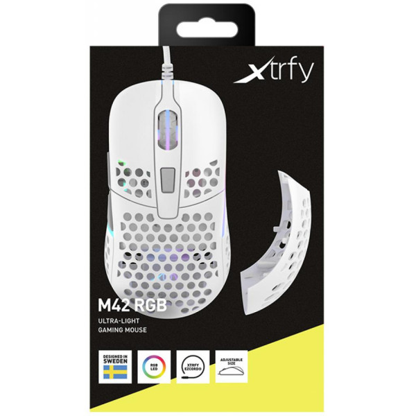 Мишка Xtrfy M42 RGB White (XG-M42-RGB-WHITE) Мишка Xtrfy M42 RGB White (XG-M42-RGB-WHITE)