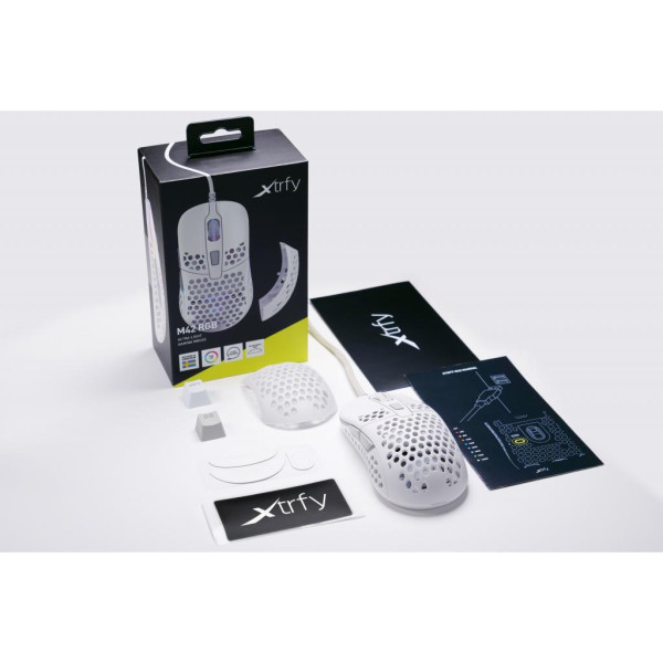 Мишка Xtrfy M42 RGB White (XG-M42-RGB-WHITE) Мишка Xtrfy M42 RGB White (XG-M42-RGB-WHITE)