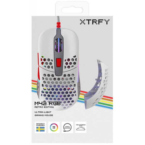 Мишка Xtrfy M42 RGB Retro (XG-M42-RGB-RETRO) Мишка Xtrfy M42 RGB Retro (XG-M42-RGB-RETRO)