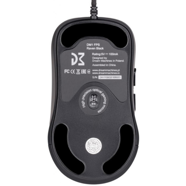 Мишка Dream Machines DM1 FPS USB Raven Black (DM1FPS_BLACKMATTE) Мишка Dream Machines DM1 FPS USB Raven Black (DM1FPS_BLACKMATTE)