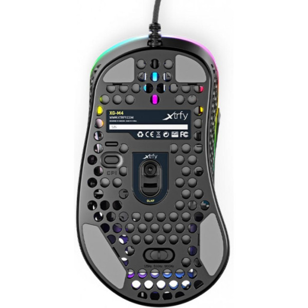 Мишка Xtrfy M4 RGB Black (XG-M4-RGB-BLACK) Мишка Xtrfy M4 RGB Black (XG-M4-RGB-BLACK)
