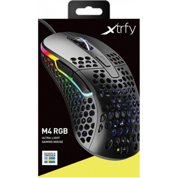 Мишка Xtrfy M4 RGB Black (XG-M4-RGB-BLACK) Мишка Xtrfy M4 RGB Black (XG-M4-RGB-BLACK)